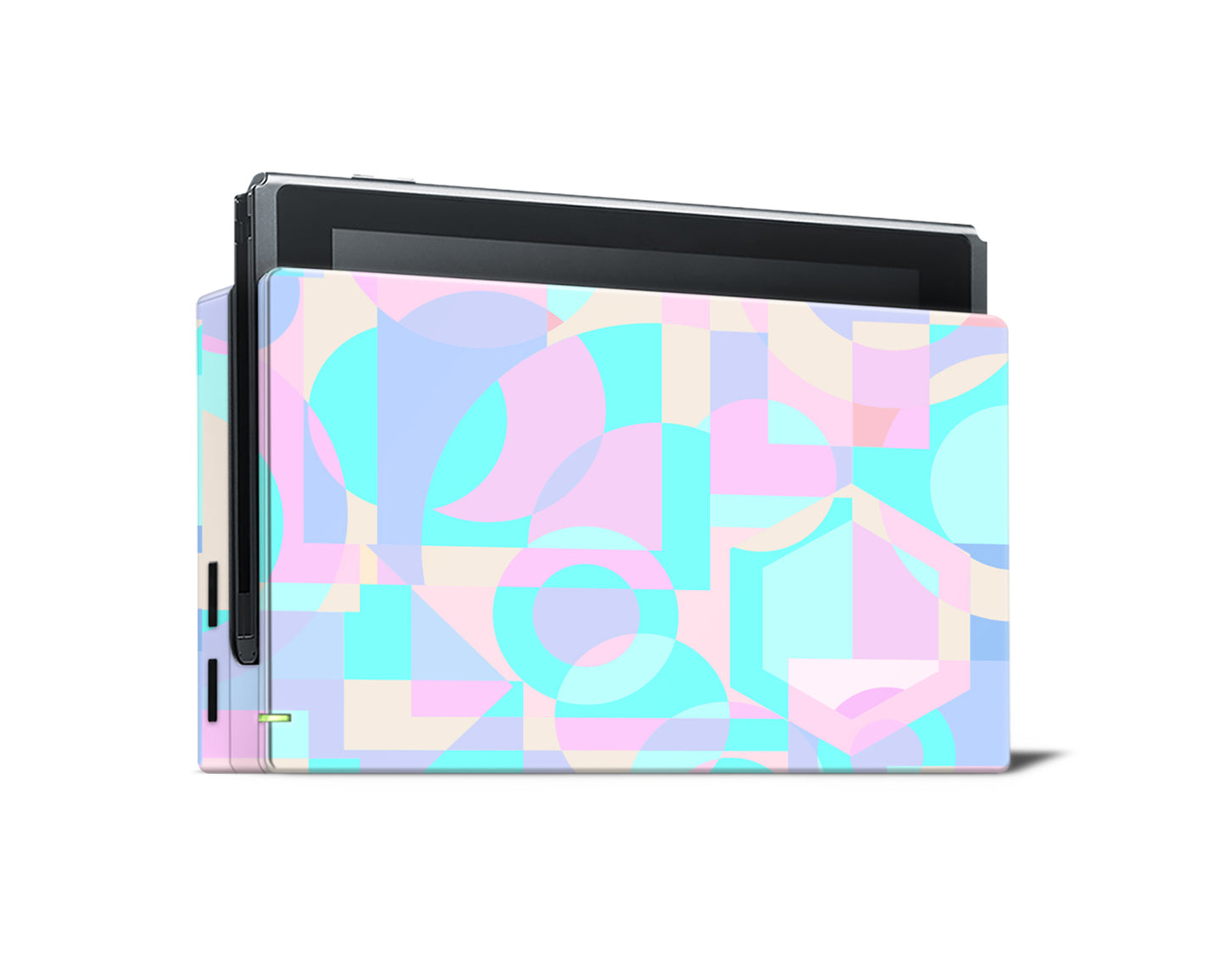 Pastel Geometric Shapes Full Wrap Vinyl Skin for Nintendo Switch