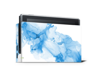Ink Art Pastel blue Full Wrap Vinyl Skin for Nintendo Switch