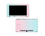 Pastel Teal Pink Ombre Full Wrap Vinyl Skin for Nintendo Switch