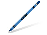 Crayon Style Dark Blue Apple Pencil Skin