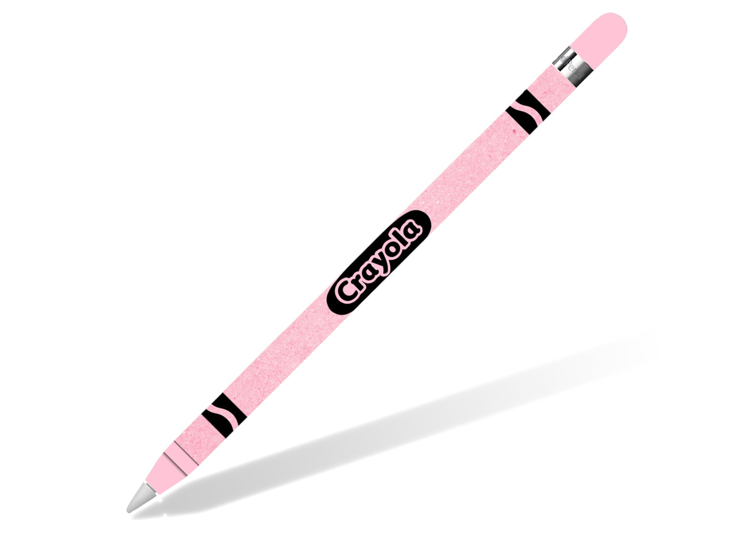Crayon Style Pastel Pink Apple Pencil Skin