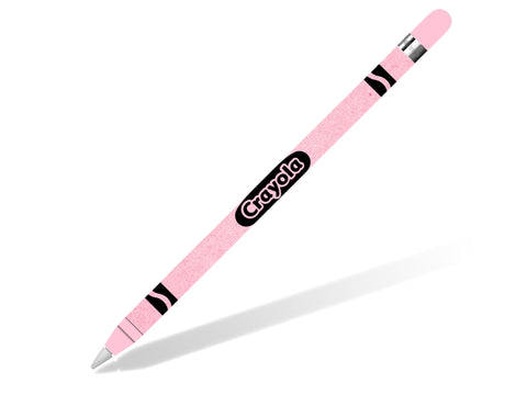 Crayon Style Pastel Pink Apple Pencil Skin
