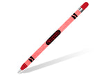 Crayon Style Red Apple Pencil Skin