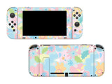 Flower Pattern Full Wrap Vinyl Skin for Nintendo Switch