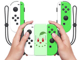Green and white Combo Full Wrap Vinyl Skin for Nintendo Switch