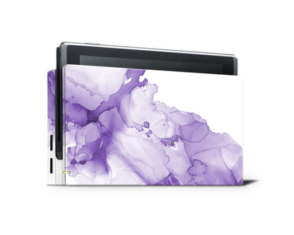 Ink Art Pastel Purple Full Wrap Vinyl Skin for Nintendo Switch