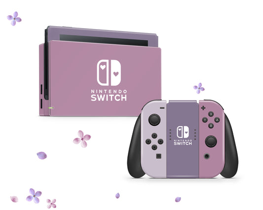 Soothing lilac mist grape 3M Premium Wrapping Vinyl Full Wrap For Nintendo Switch and OLED model
