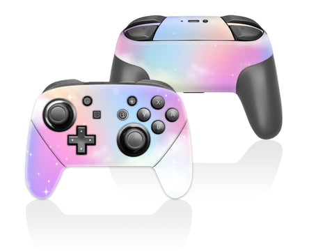 Pastel Sky Clouds 3M Premium Wrapping Vinyl Skin For Nintendo Pro Controller