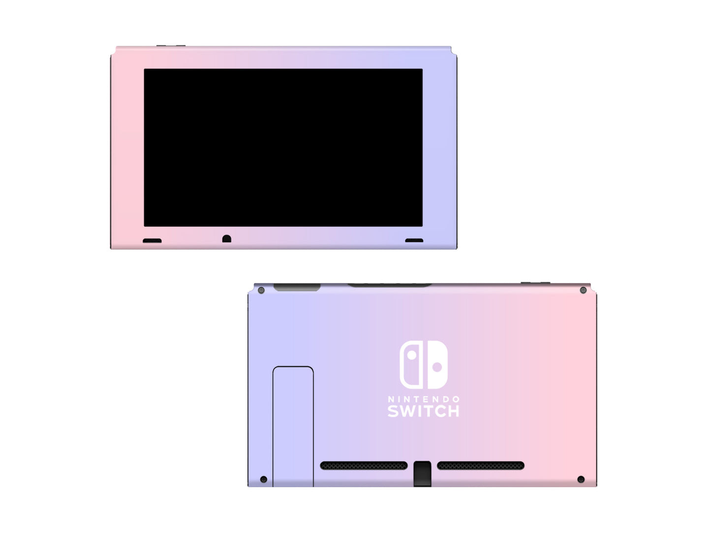 Pastel Pink to Purple Ombre Full Wrap Vinyl Skin for Nintendo Switch