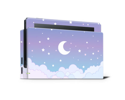 Starry Sky Purple Blue Full Wrap Vinyl Skin for Nintendo Switch