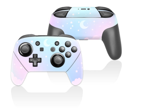Starry luna sky clouds 3M Premium Wrapping Vinyl Skin For Nintendo Pro Controller